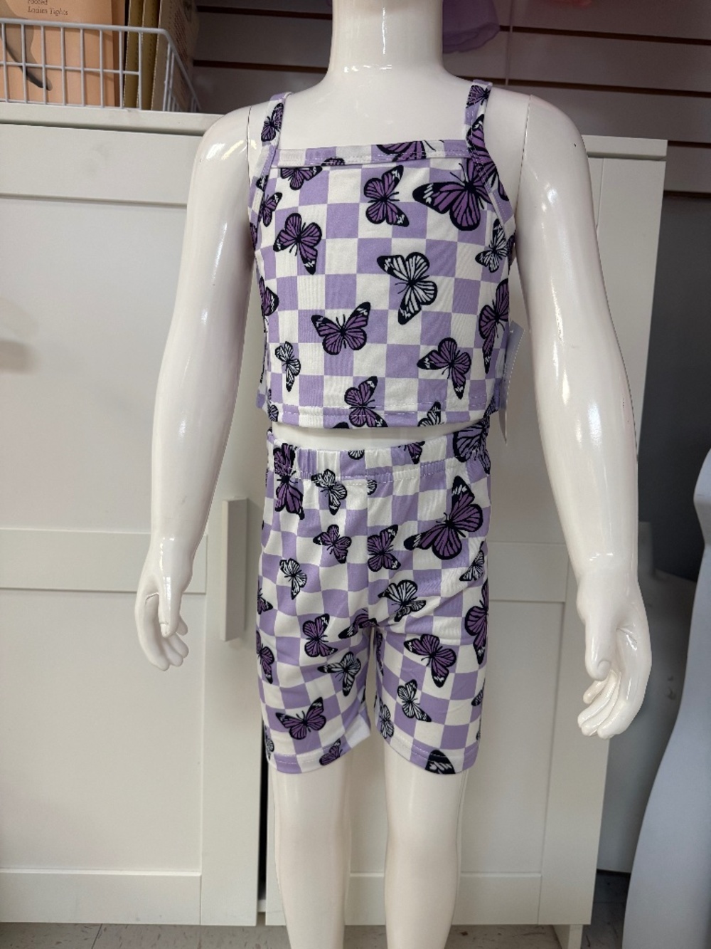 2Piece Butterfly Short Set